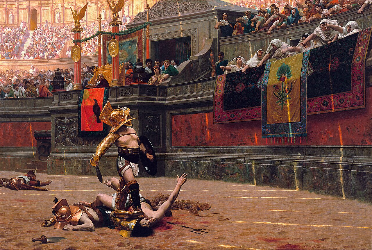 "Pollice verso" by Jean-Léon Gérôme, 1872