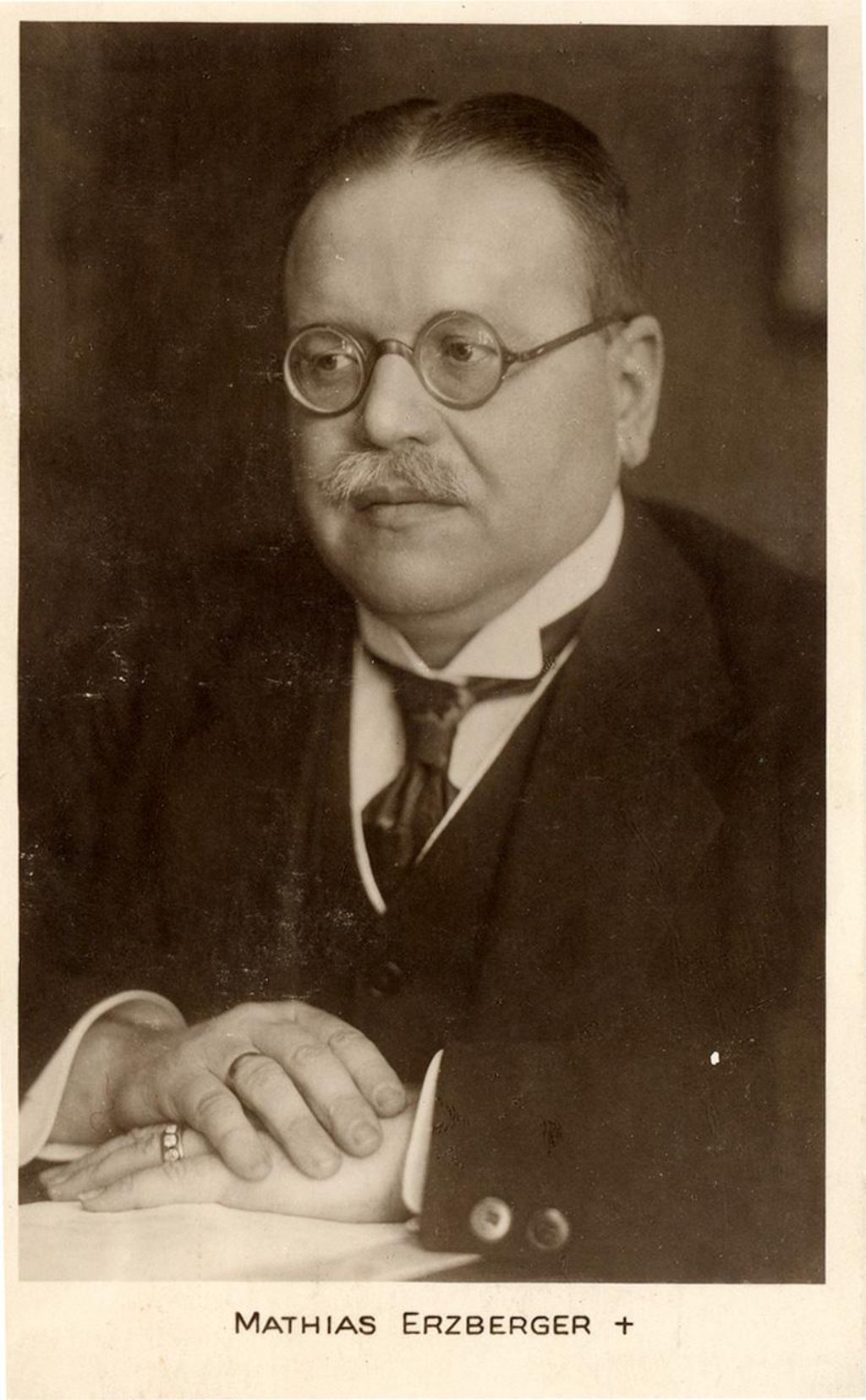Matthias Erzberger (1875 – 1921). Source: dhm.de/lemo