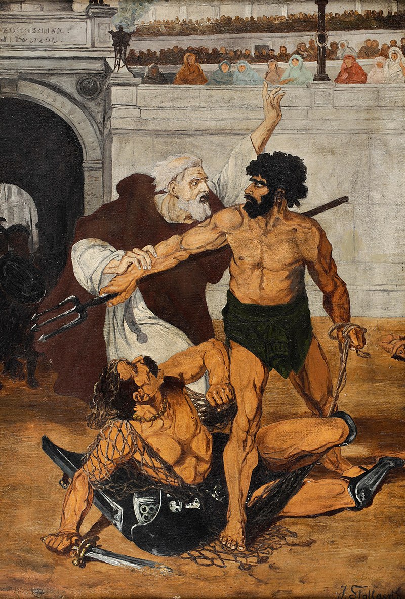 Gladiator Fight. Joseph Stallart, 1903