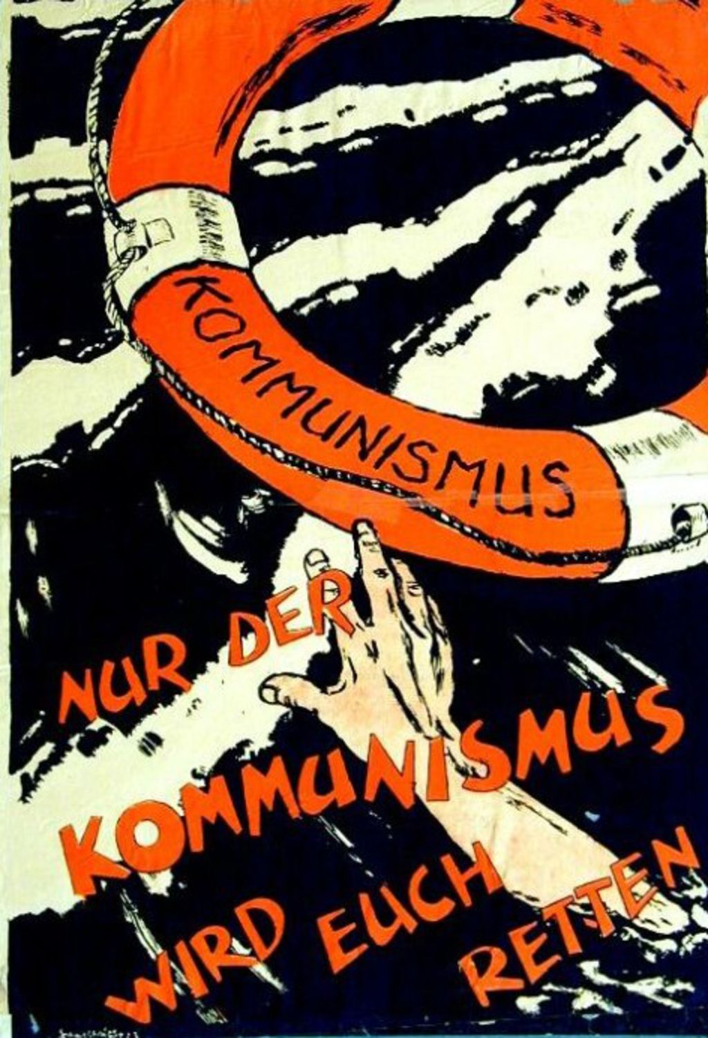 Poster of the Communist Party of Germany, 1923. Source: dhm.de/lemo