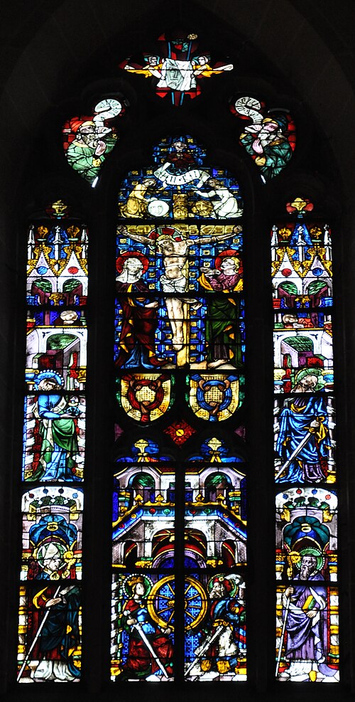 Stained glass of Ulm Minster