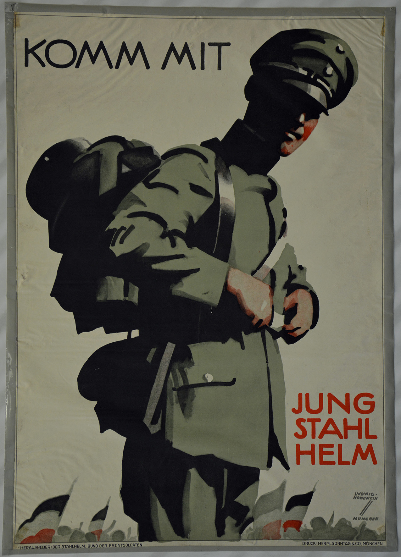 Poster "Steel Helmet", 1930. Source: dhm.de/lemo